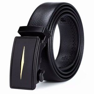 Full Black Belt Tali Pinggang Lelaki Automatik